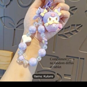 Purple Beaded Kids Bracelet